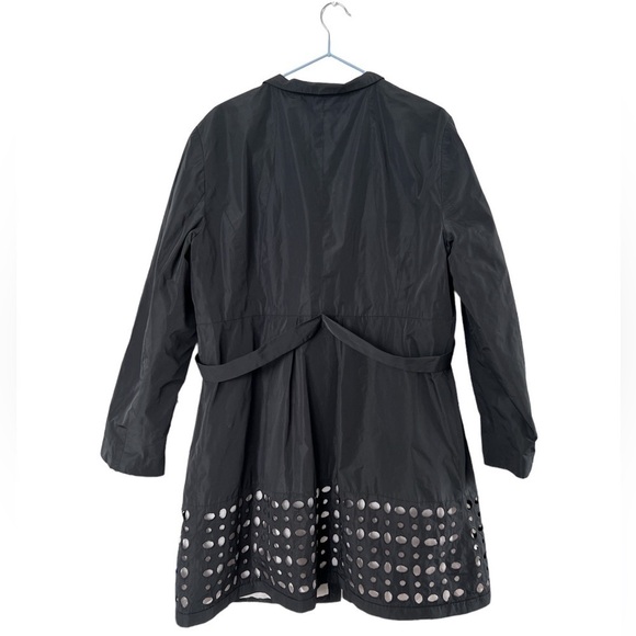 NIC + Zoe Perforated Hem Windbreaker Dress Coat - Picture 2 of 9